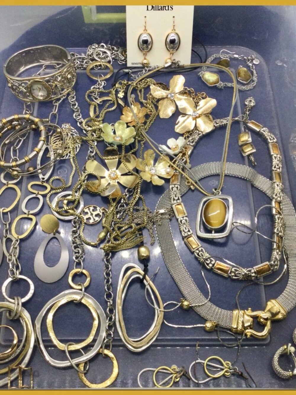TuTone Jewelry Lot,23 pc